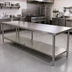 Thumbnail image #2 for Advance Tabco 18-Gauge Stainless Steel Undershelf for 144