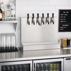 Thumbnail image #2 for Perlick Corporation 3774A4B Wall-Mount Air-Cooled 4-Faucet Draft Beer Dispenser