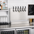 Thumbnail image #2 for Perlick 3774A4B Wall-Mount Air-Cooled 4-Faucet Draft Beer Dispenser