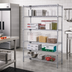Thumbnail image #2 for Quantum Chrome Plated Wire Shelving Starter Kit with 5 Shelves, 60