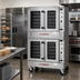 Thumbnail image #2 for Southbend Platinum Double-Deck Bakery-Depth Electric Convection Oven with Standard Controls, Independent Doors and Ventless Design