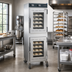 Thumbnail image #2 for Halo Heat Mobile Double-Compartment Proofing Cabinet with Window Doors