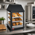 Thumbnail image #2 for Hatco MDW-2X 15.75-Inch Wide Pass-Through Countertop Mini Display Warmer with 2 Doors and 3 Adjustable Shelves