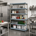 Thumbnail image #2 for MetroMax Q 5-Shelf Open-Grid Polymer Starter Shelving Unit, 36