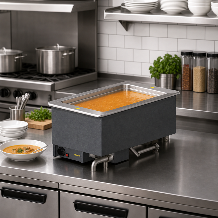 Product image #2 for Vollrath Drop-In Electric Wet Hot Food Well with Auto-Fill, 1 Full-Size Pan
