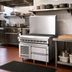 Thumbnail image #2 for Titan JRLH-02S-T-48 Fire & Ice 48-Inch Self-Contained Refrigerated Equipment Stand with 2 Drawers