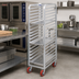 Thumbnail image #2 for Lifetime Tough Extra Heavy-Duty End-Load Aluminum Bun Pan Rack with Casters
