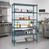 Thumbnail image #2 for EagleGard Stationary Starter Wire Shelving Unit, 5-Tier, 72W x 18D x 86H, Hybrid Epoxy Finish
