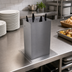Thumbnail image #2 for Atlas Metal Heated Drop-In Oval Platter Dispenser for 10-1/2 x 8-3/8 Inch Platters