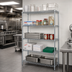 Thumbnail image #2 for EAGLEbrite 5-Tier Add-On Wire Shelving Unit, 36W x 24D x 86H, Zinc Finish