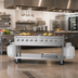 Thumbnail image #2 for 72-Inch Commercial Mobile Outdoor Propane Gas Grill with 10 Burners