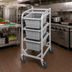 Thumbnail image #3 for Channel Heavy-Duty All-Welded Aluminum End-Load 3-Lug Rack with Casters