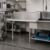 Thumbnail image #2 for John Boos Pro-Bowl 96-Inch Straight Clean Dishtable, Right-to-Left, 14-Gauge 300 Series Stainless Steel