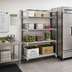 Thumbnail image #2 for Cambro Camshelving Elements XTRA 18 x 30 x 72 Inch 4-Tier Stationary Add-On Vented Shelving Unit