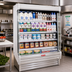 Thumbnail image #2 for Howard-McCray 35E Series Dairy Open Merchandiser, 39 Inches Wide x 60 Inches High, Remote Refrigeration, LED-Lit Shelves