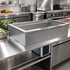 Thumbnail image #2 for Delfield N8118BP Drop-In Self-Contained Refrigerated Cold Well, Deep, 1 Full-Size Pan, Stainless Steel