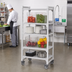 Thumbnail image #3 for Cambro Camshelving Premium 4-Shelf Vented Mobile Starter Unit, 24 x 36 x 75-1/4 Inches