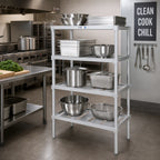 Thumbnail image #2 for Channel Manufacturing EC2048 4-Inch E-Channel Adjustable Aluminum Shelf, 48W x 20D