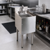 Thumbnail image #2 for Glastender CHOICE 12-Inch Stainless Steel Underbar Wet Waste Sink Unit with Gooseneck Faucet