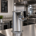 Thumbnail image #2 for Micro Matic 3-Inch Column Beer Tower Adapter with Single Shank Assembly, Chrome Finish