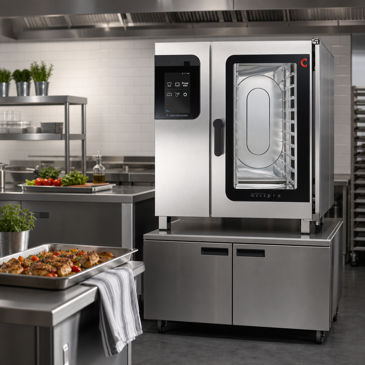 Product image #2 for Convotherm Maxx Pro C4 ET 10.10GS-N Single Deck Full-Size Gas Boilerless Combi Oven