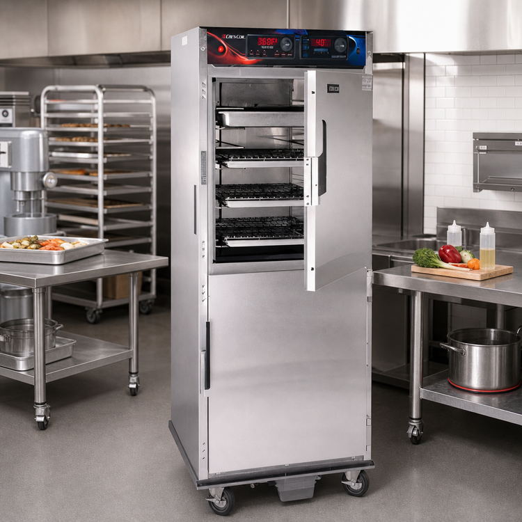 Product image #2 for Cres Cor Roast-N-Hold AquaTemp Full-Height Gentle Convection Cook and Hold Oven, Stainless Steel, 208V, 1-Phase