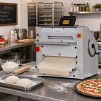 Thumbnail image #2 for DoughXpress BakeryXpress DXP-PS001 Countertop 20-Inch Double-Pass Dough Sheeter with Automatic Out-Feed Belt and Non-Stick Rollers