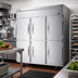 Thumbnail image #2 for Victory Elite V-Core Three-Section Top-Mount Reach-In Freezer, 69.1 Cu. Ft., Half-Height Solid Doors