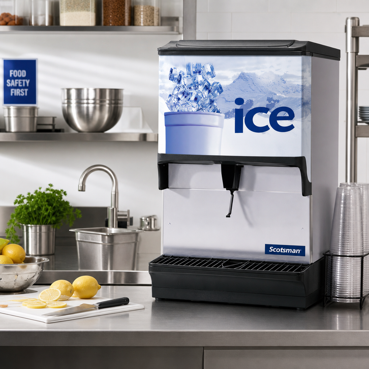 Product image #2 for Scotsman IOD250-1 Ice Only Countertop Ice Dispenser, 250 lb Storage Capacity, 115V