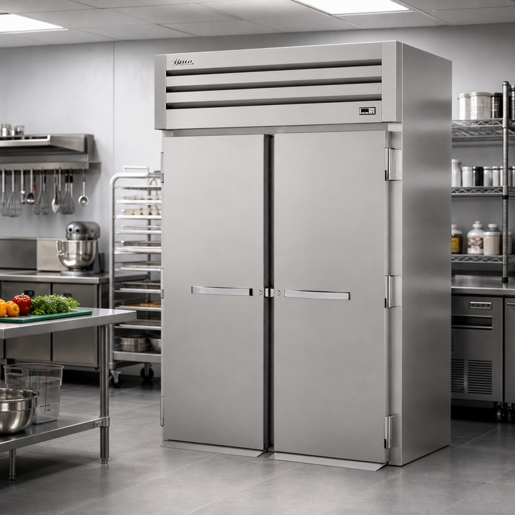 Product image #2 for True SPEC SERIES 2-Section Roll-In Freezer with Stainless Steel Doors