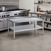 Thumbnail image #2 for Eagle Group 48-3/8 Inch Stainless Steel Griddle/Equipment Stand with Adjustable Undershelf, 1000 lb. Capacity