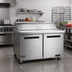 Thumbnail image #2 for Arctic Air AST60R Two-Section Stainless Steel Sandwich/Salad Prep Table, 61-1/4 In., 15.5 Cu. Ft.