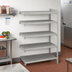 Thumbnail image #3 for Cambro Camshelving Premium 5-Shelf Vented Add-On Polymer Shelving Unit, 60 x 18 x 84 Inches, Speckled Gray