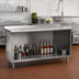 Thumbnail image #2 for Spec-Master 96 Inch x 30 Inch Underbar Work Table with Open Front Cabinet Base