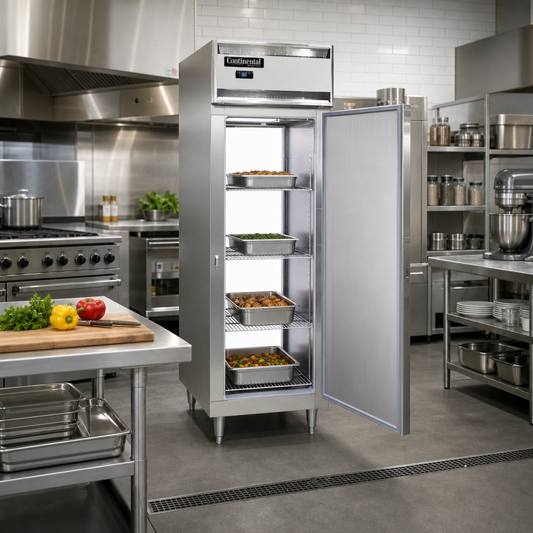 Product image #2 for Continental Refrigerator Designer Line DL1W-SA-PT One-Section Pass-Thru Heated Cabinet