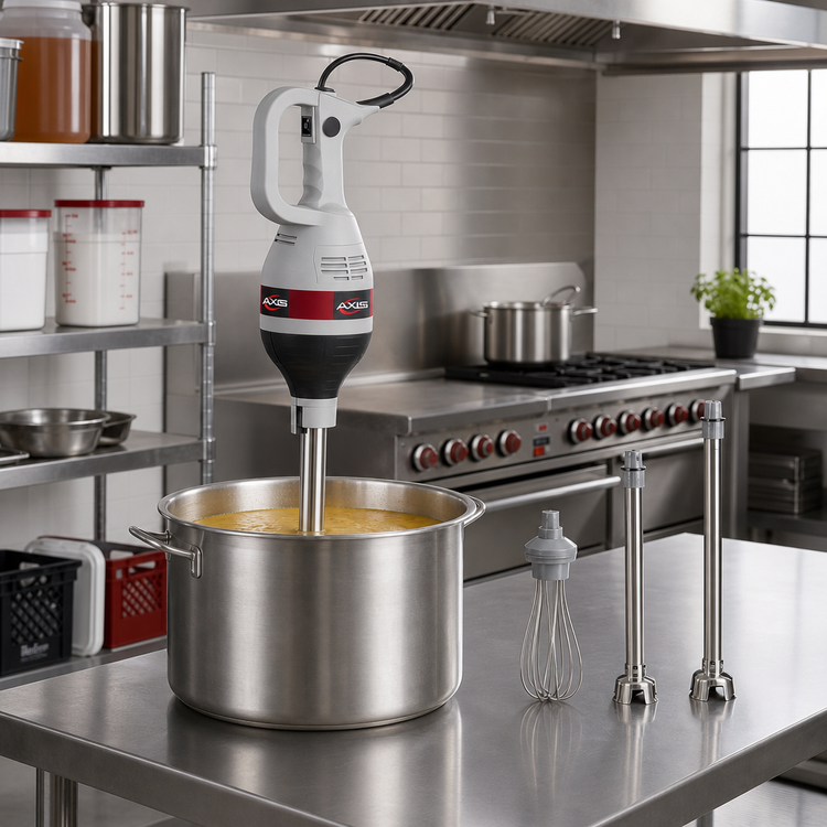 Product image #3 for Axis AX-VIB750 Portable Hand-Held Immersion Blender, 50-Gallon Capacity, Variable Speed, 120V