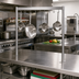 Thumbnail image #3 for Klinger's Trading 48-Inch Adjustable Table-Mount Stainless Steel Pot Rack with Double-Pronged Hooks