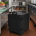 Thumbnail image #2 for Cateraide End-Load Insulated Food Pan Carrier with Individual Tracks, Black