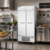 Thumbnail image #3 for Beverage-Air Vista® Series Two-Section Bottom-Mount Reach-In Refrigerator with Solid Hinged Doors, 35.08 Cu. Ft.