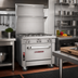 Thumbnail image #2 for Southbend Platinum Heavy Duty 24-Inch Electric Range with 4 Round Hotplates and Cabinet Base