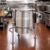 Thumbnail image #2 for Crown ELT-25 25 Gallon Electric Tilting 2/3 Jacketed Steam Kettle
