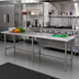 Thumbnail image #2 for Advance Tabco TSAG-3612 Stainless Steel Flat Top Open Base Work Table, 144 Inch x 36 Inch, 16 Gauge 430 Top