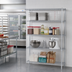 Thumbnail image #2 for EAGLEbrite 4-Tier Add-On Wire Shelving Unit, 48 x 18 x 63 Inches, Zinc Finish
