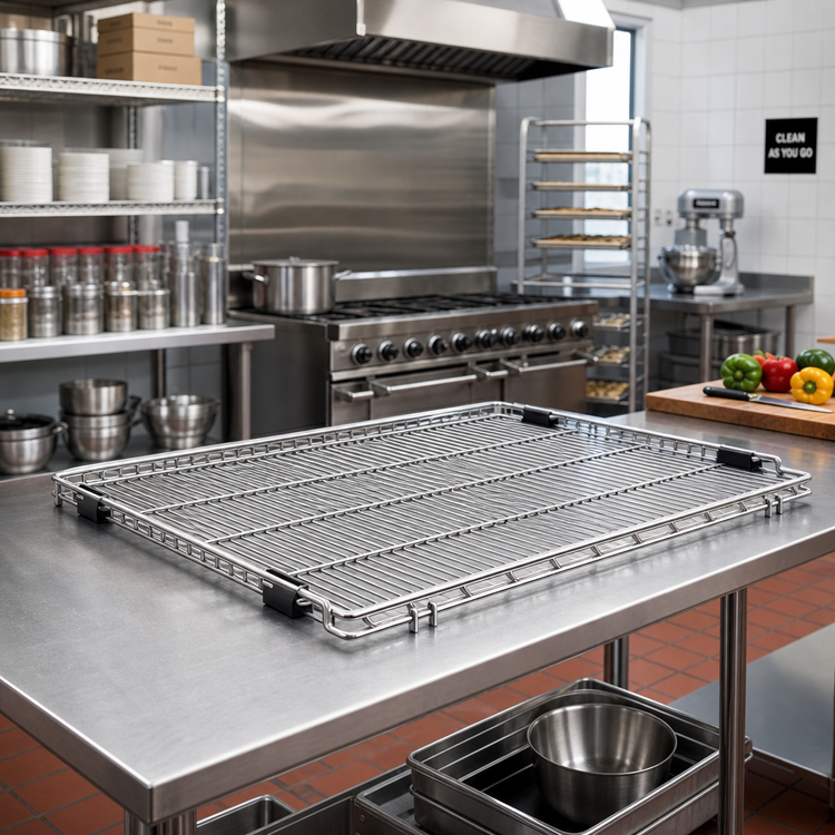 Product image #2 for Add-A-Shelf Adjustable Wire Shelf, 60 x 24 Inches, Chrome Finish