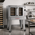 Thumbnail image #2 for Southbend Platinum PCE75B/TI Single Deck Bakery-Depth Electric Convection Oven with Touch Controls and Independent Doors