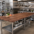 Thumbnail image #2 for John Boos Boos Block American Black Walnut Kitchen Countertop with Varnique Finish, 108 x 36 x 2-1/4 Inches