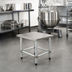Thumbnail image #2 for Eagle Group TMS2424S Stationary Stainless Steel Mixer Stand, 24 x 24 x 24 Inches, 600 lb Capacity