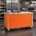 Thumbnail image #2 for Vollrath 4-Series Signature Server Utility Serving Counter, Solid Stainless Steel Top, 74 x 28 x 27 Inches, Enclosed Base