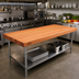 Thumbnail image #2 for Boos Block American Cherry Edge Grain Kitchen Countertop, 120 x 42 x 3 Inch, Varnique Finish