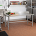 Thumbnail image #2 for Deluxe Series Stainless Steel Work Table with 1-1/2-Inch Rear Up-Turn, 72 x 36 Inches